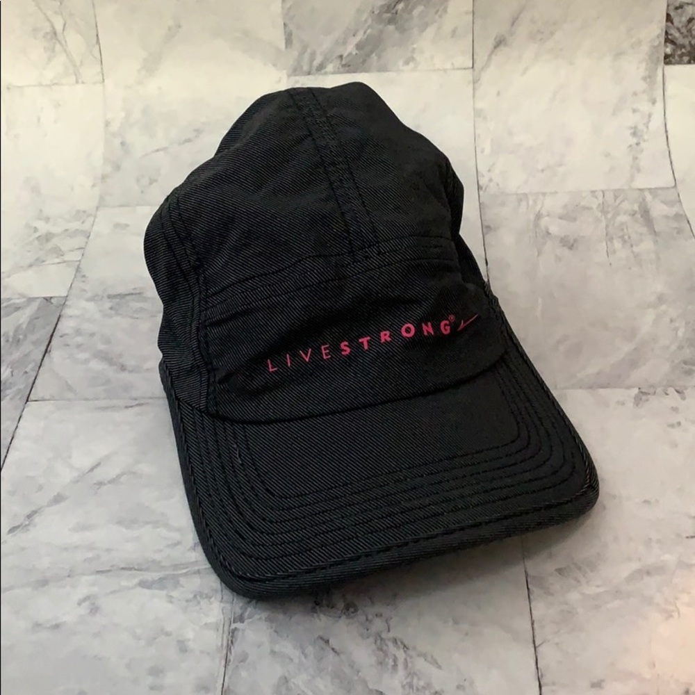 Nike / Livestrong Grey and Pink Dri Fit Hat